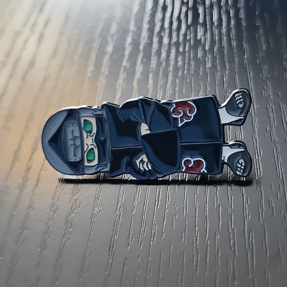 Naruto Kakazu Inspired Enamel Pin